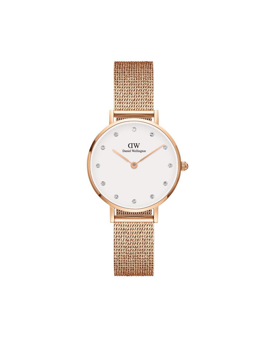 Daniel Wellington Petite 28mm White Dial Women Analog Watch DW00100528