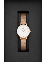 Daniel Wellington Petite 28mm White Dial Women Analog Watch DW00100528