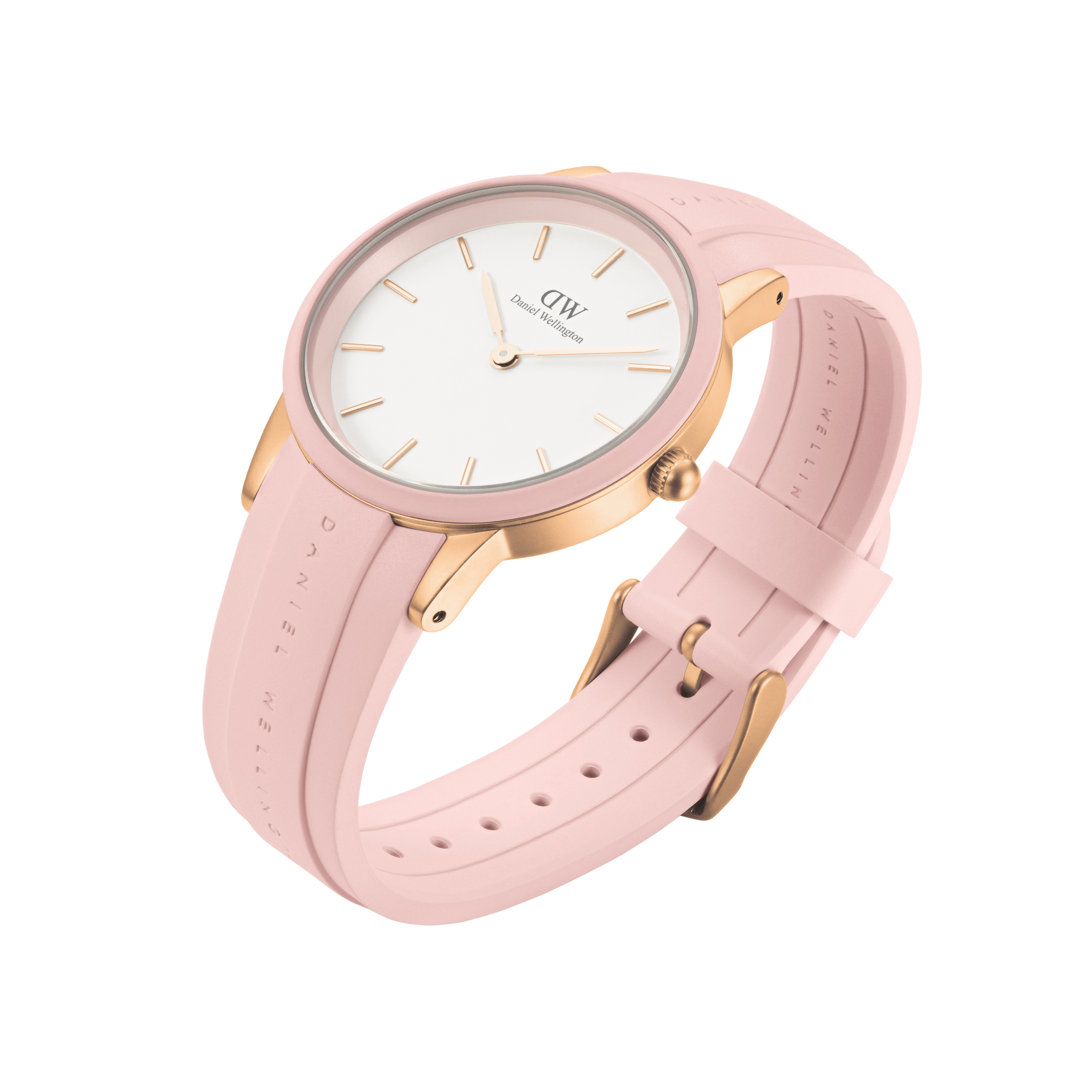 Daniel Wellington Men Iconic Motion Pastel Pink (10 ATM) 40 RG White Watch DW00100533