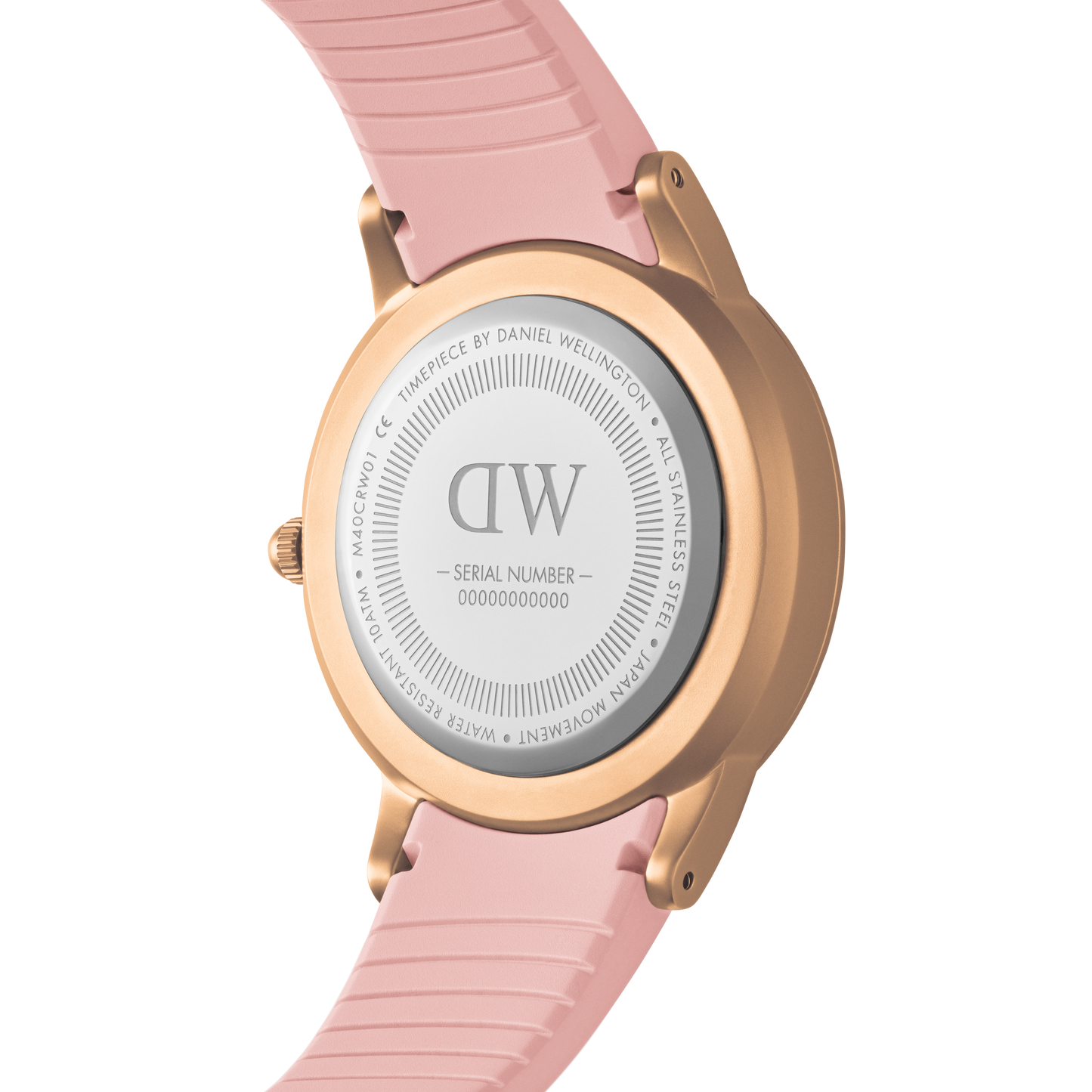 Daniel Wellington Men Iconic Motion Pastel Pink (10 ATM) 40 RG White Watch - DW00100533