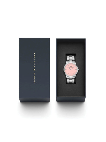 Daniel Wellington Pink Dial Unisex Analogue Watch - DW00100536