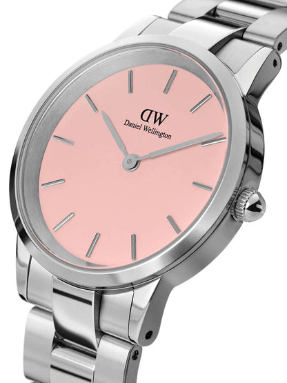 Daniel Wellington Pink Dial Unisex Analogue Watch - DW00100536