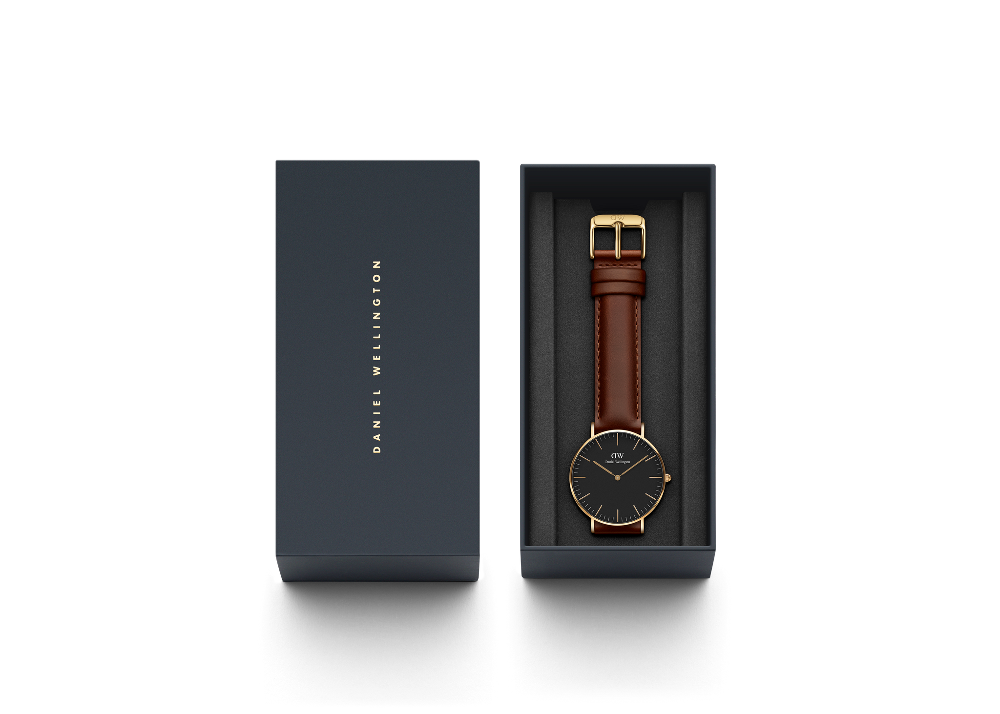 Daniel Wellington Black Dial Unisex Analogue Watch  DW00100545