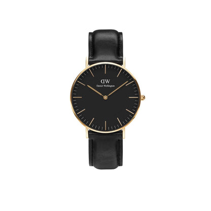Daniel Wellington Classic 36 mm Black Unisex Watch- DW00100546
