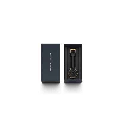 Daniel Wellington Classic 36 mm Black Unisex Watch- DW00100546