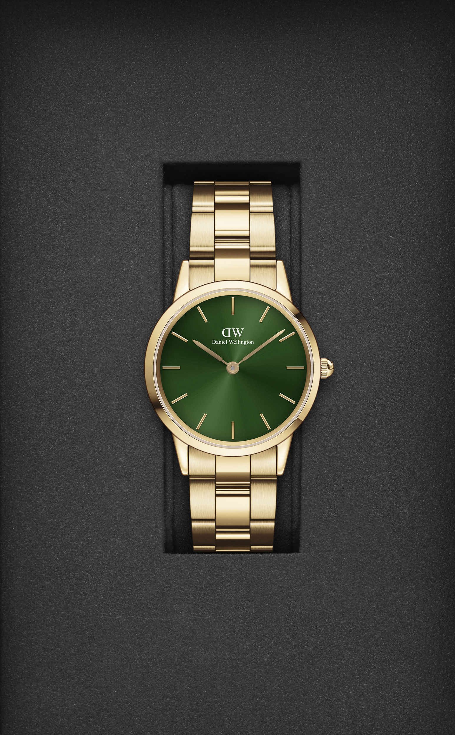 Daniel Wellington Green Dial Women Analogue Watch  DW00100554