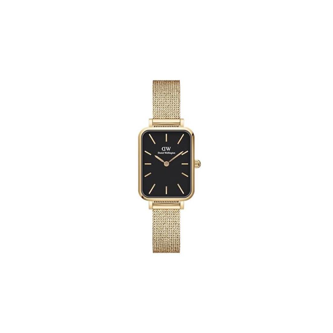 Daniel Wellington Women 20x26 mm Size Black Dial Analogue Watch DW00100557