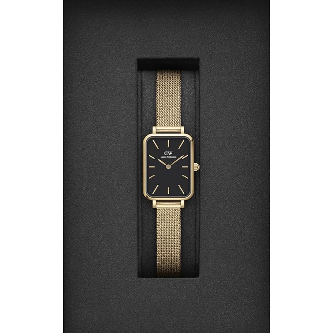 Daniel Wellington Women 20x26 mm Size Black Dial Analogue Watch- DW00100557