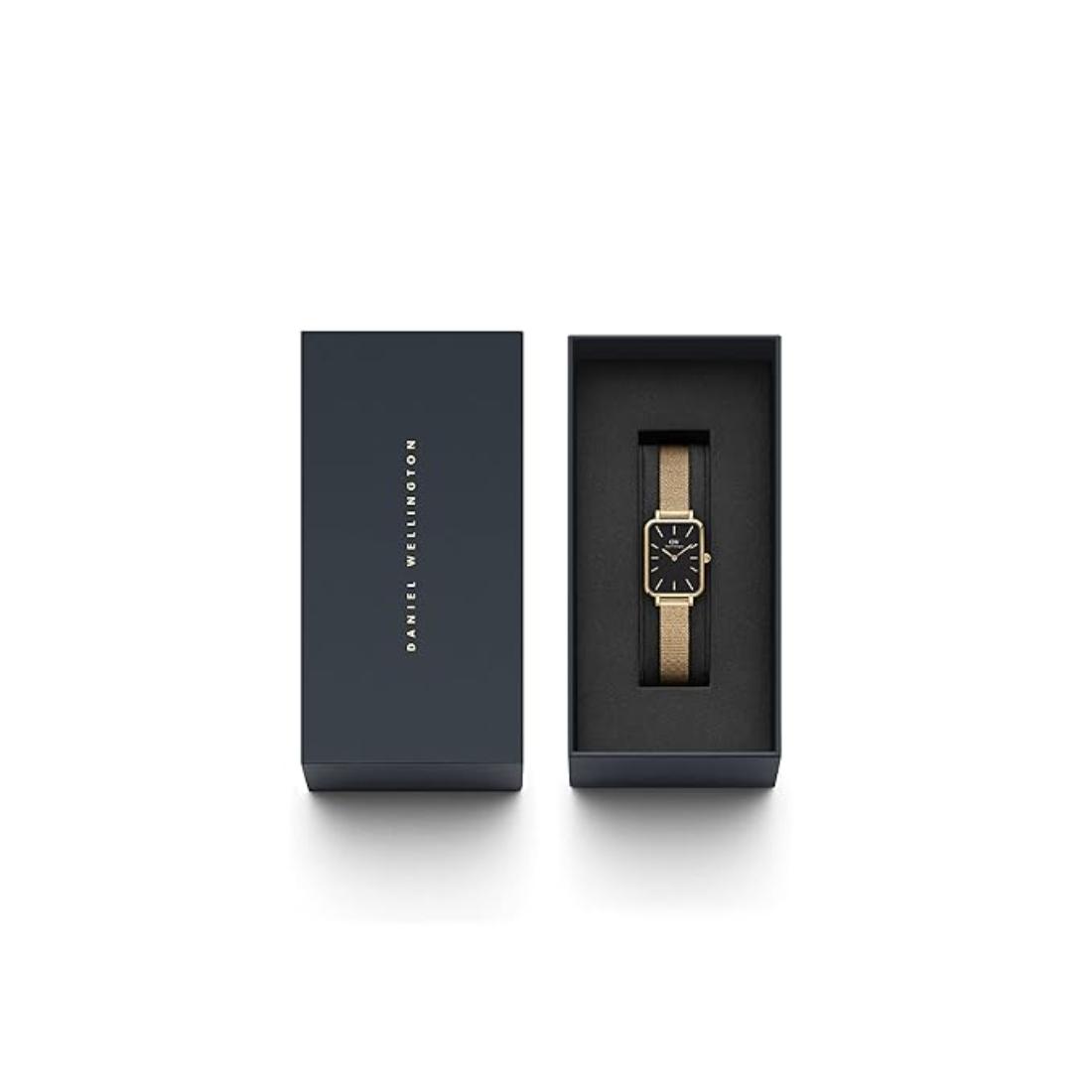 Daniel Wellington Women 20x26 mm Size Black Dial Analogue Watch- DW00100557