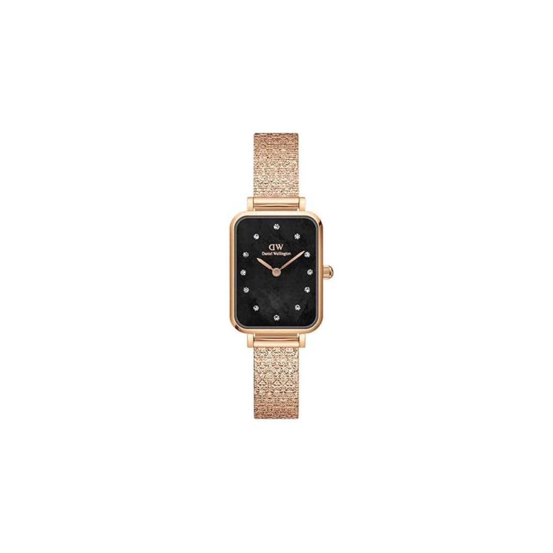 Daniel Wellington Women 20x26 mm Size Black Dial Analogue Watch- DW00100579