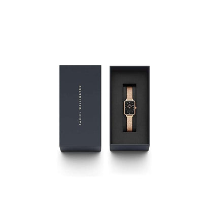 Daniel Wellington Women 20x26 mm Size Black Dial Analogue Watch- DW00100579