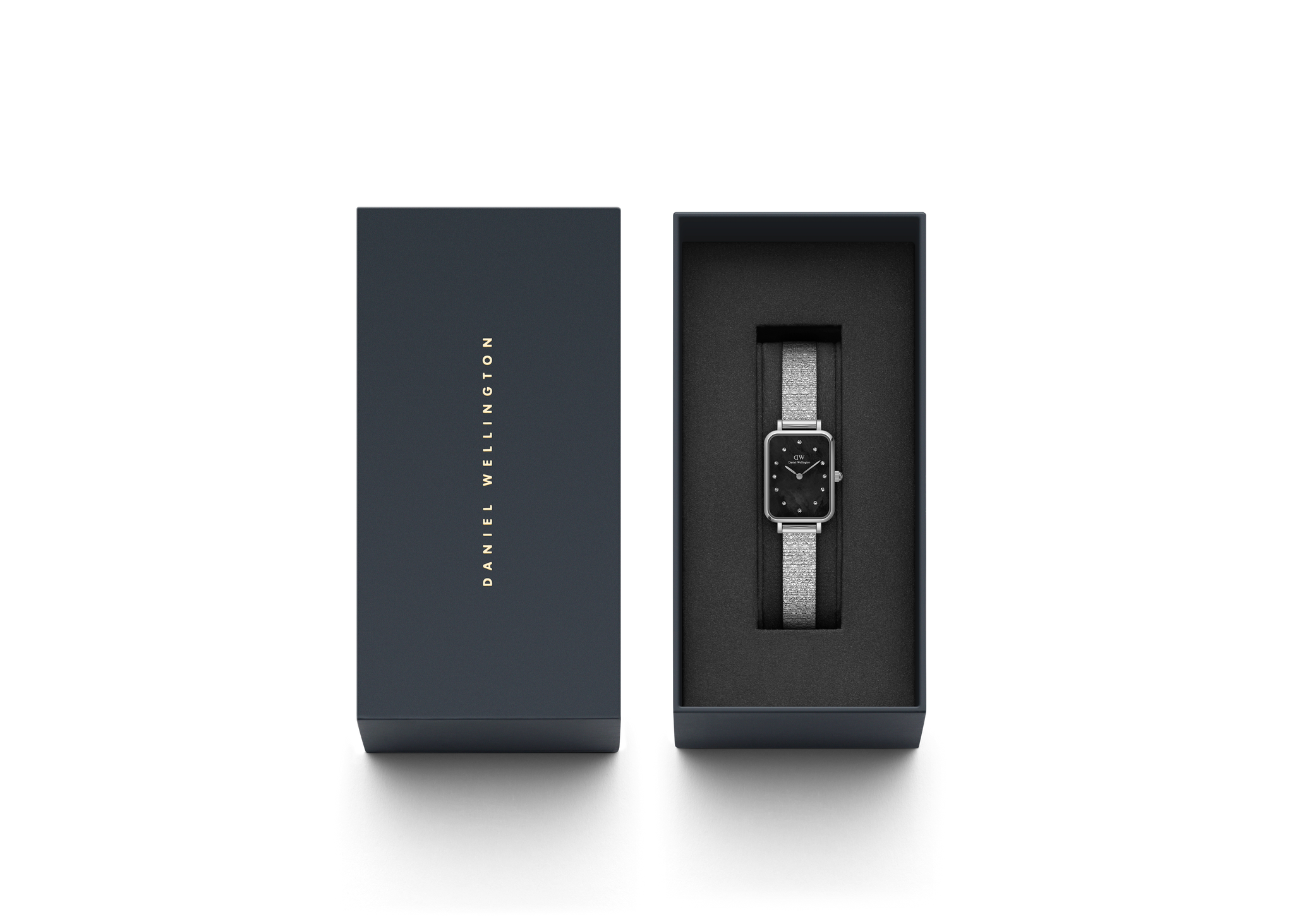 Daniel Wellington Mother of Pearl Black Dial Women Analogue Watch  DW00100581