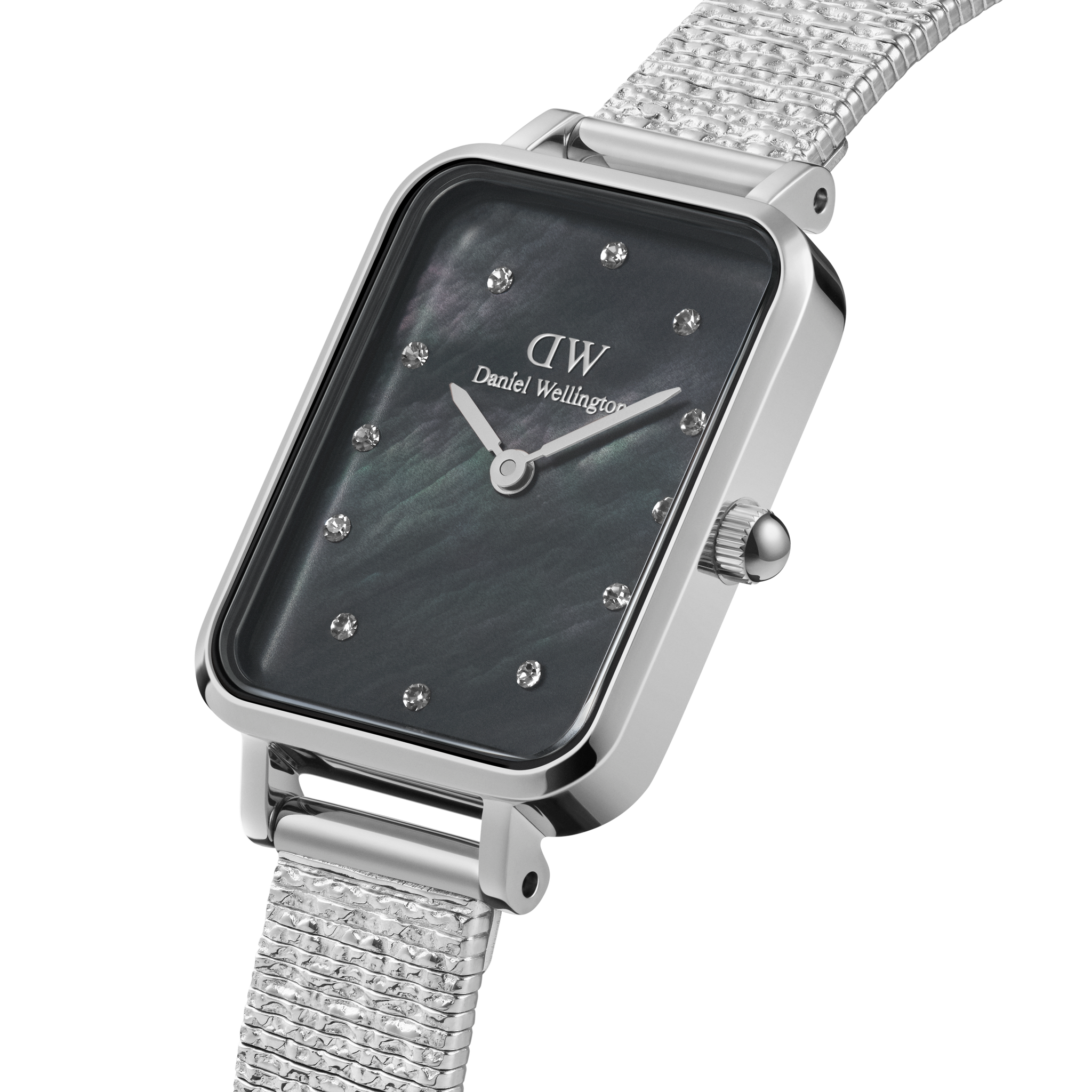 Daniel Wellington Mother of Pearl Black Dial Women Analogue Watch  DW00100581