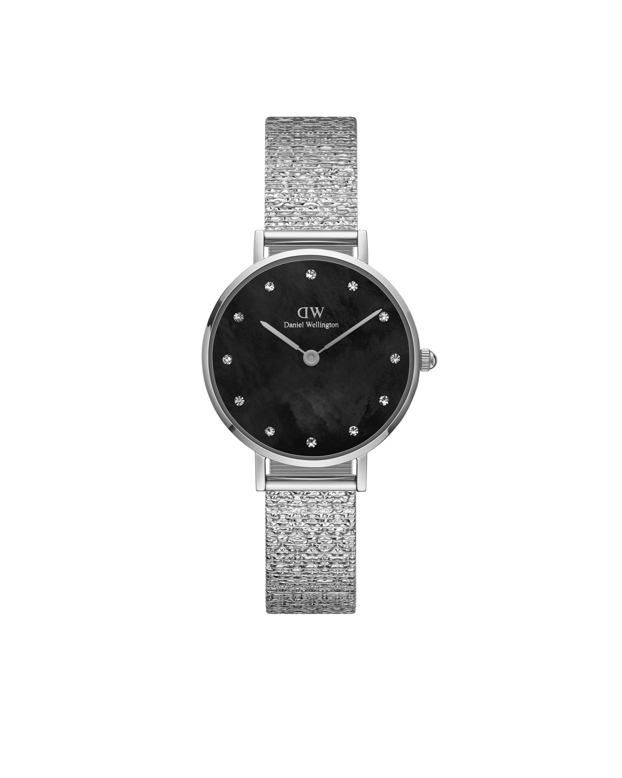 Daniel Wellington Mother of Pearl Black Dial Women Analogue Watch  DW00100593