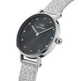 Daniel Wellington Mother of Pearl Black Dial Women Analogue Watch  DW00100593