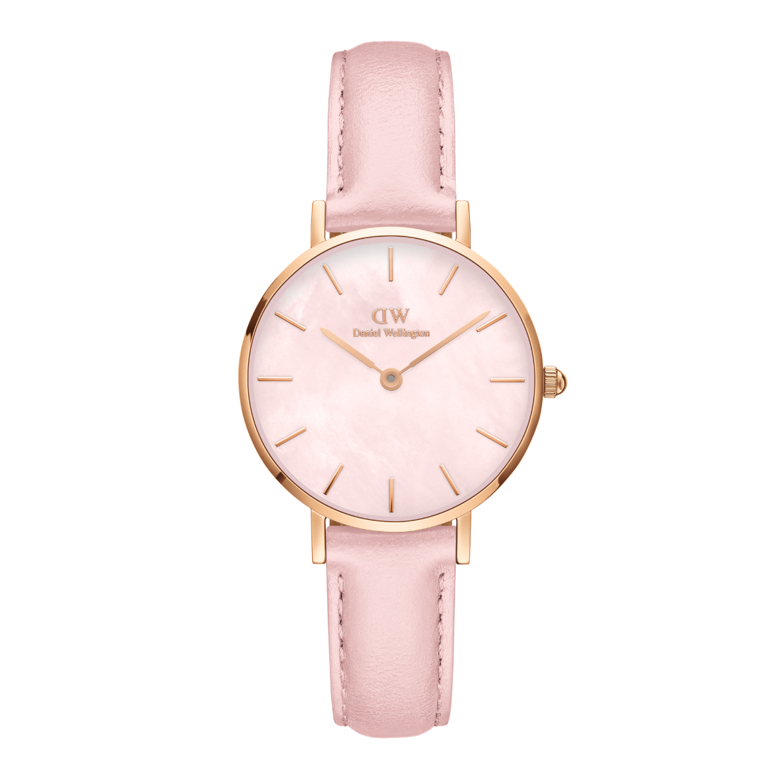 Daniel Wellington Mother of Pearl Pink Dial Women Analogue Watch  DW00100633