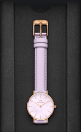 Daniel Wellington Mother of Pearl Purple Dial Women Analogue Watch  DW00100634