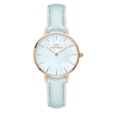 Daniel Wellington Petite 28 mm Blue Dial Women Analogue Watch  DW00100635