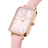 Daniel Wellington Mother of Pearl Pink Dial Women Analogue Watch  DW00100636
