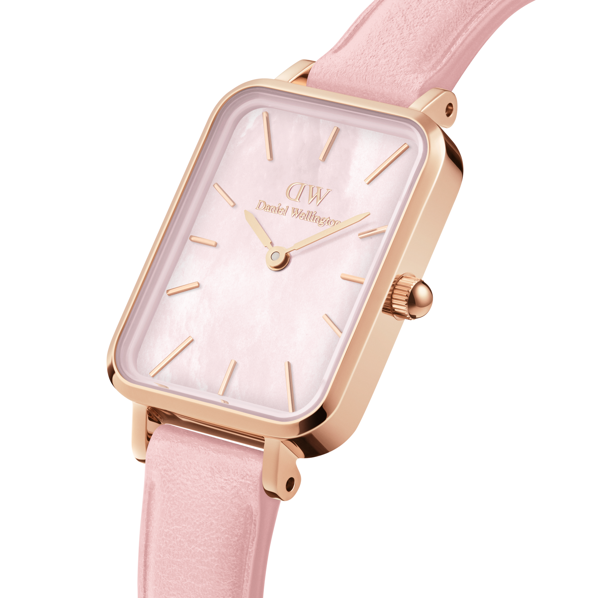 Daniel Wellington Mother of Pearl Pink Dial Women Analogue Watch  DW00100636