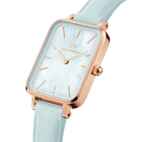 Daniel Wellington Mother of Pearl Blue Dial Women Analogue Watch  DW00100638