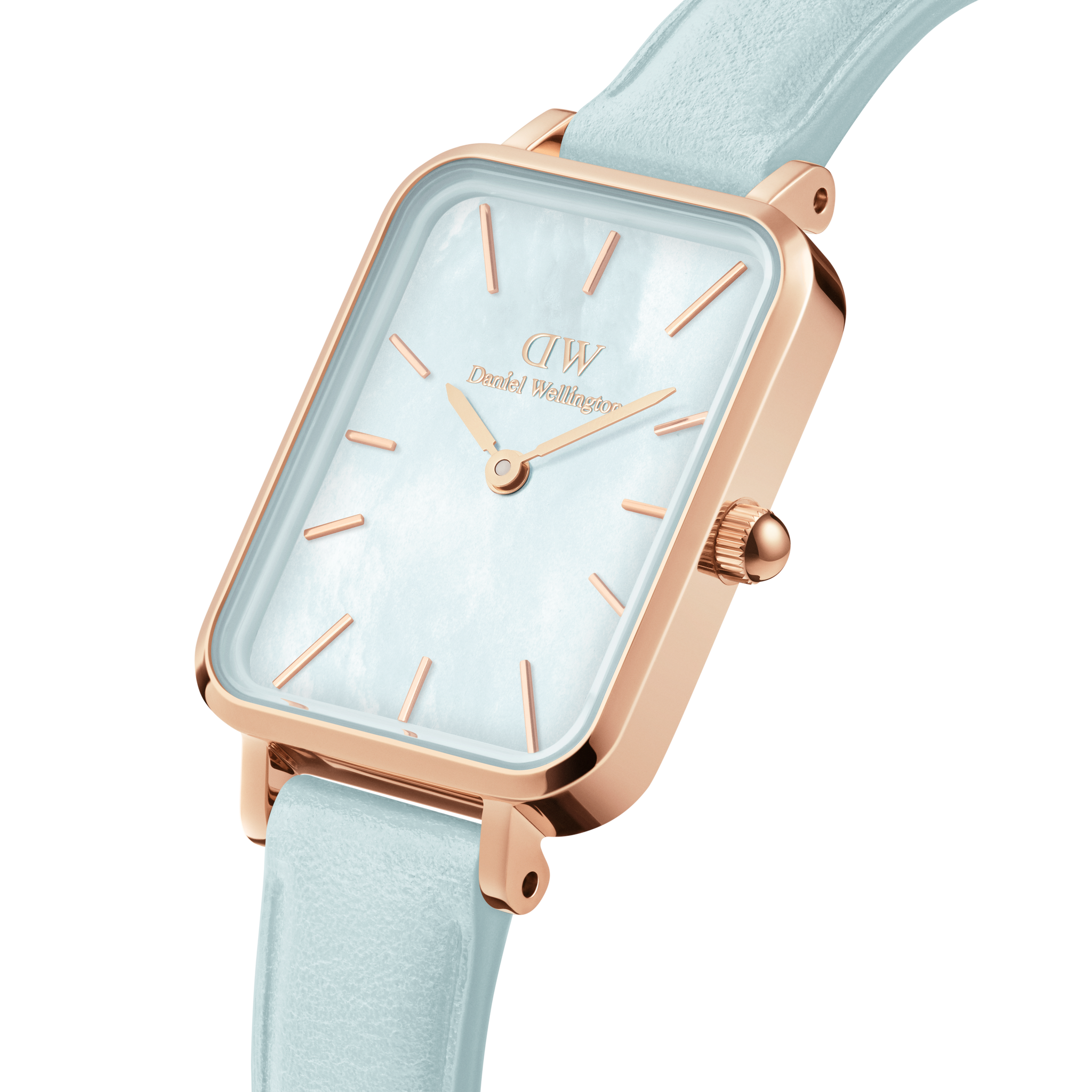 Daniel Wellington Mother of Pearl Blue Dial Women Analogue Watch  DW00100638