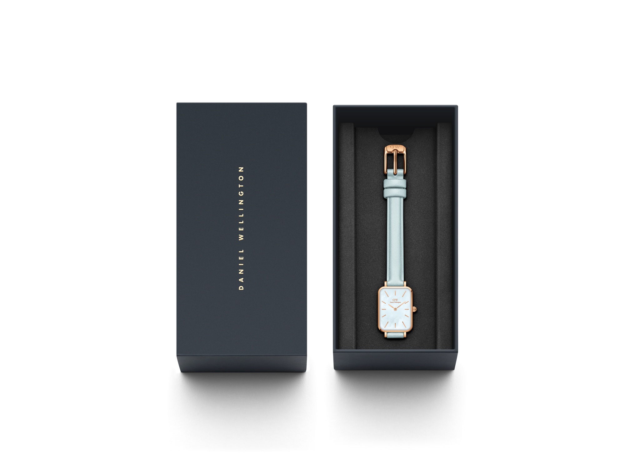 Daniel Wellington Mother of Pearl Blue Dial Women Analogue Watch  DW00100638