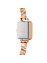 Daniel Wellington Quadro 15.4x18.2mm Pink Dial Women Analog Watch DW00100650