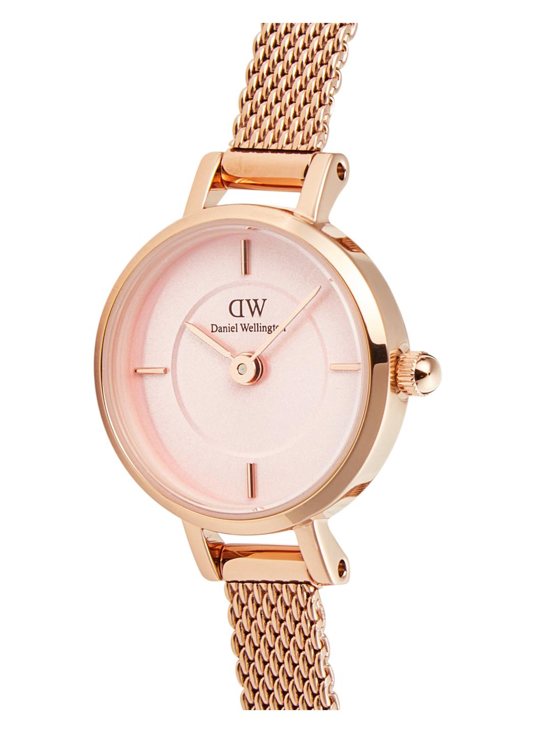 Daniel Wellington Petite 19mm Pink Dial Women Analog Watch DW00100743