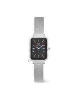 Daniel Wellington Quadro 20x26mm Black Dial Women Analog Watch DW00100747