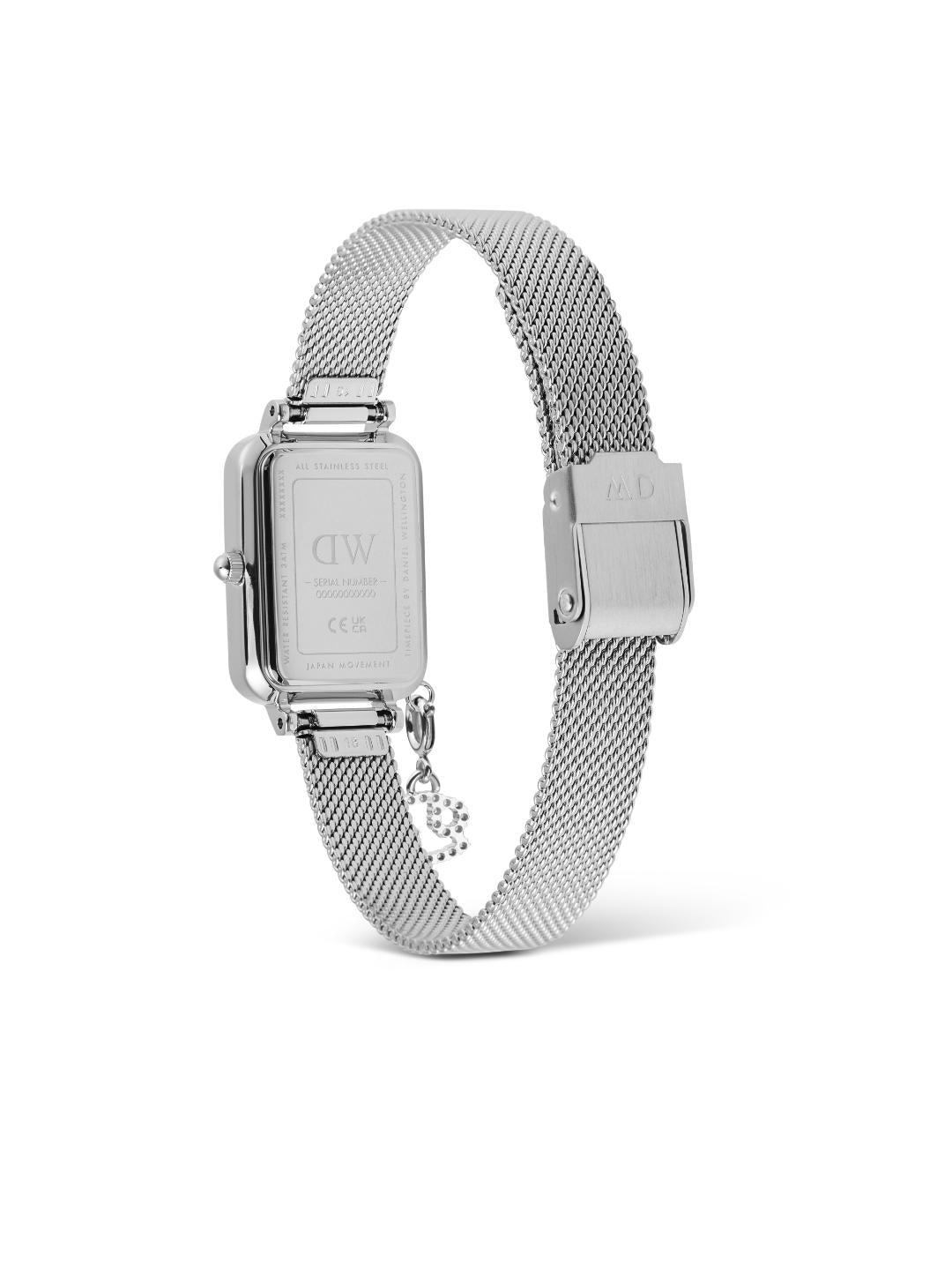 Daniel Wellington Quadro 20x26mm Black Dial Women Analog Watch DW00100747