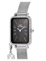 Daniel Wellington Quadro 20x26mm Black Dial Women Analog Watch DW00100747