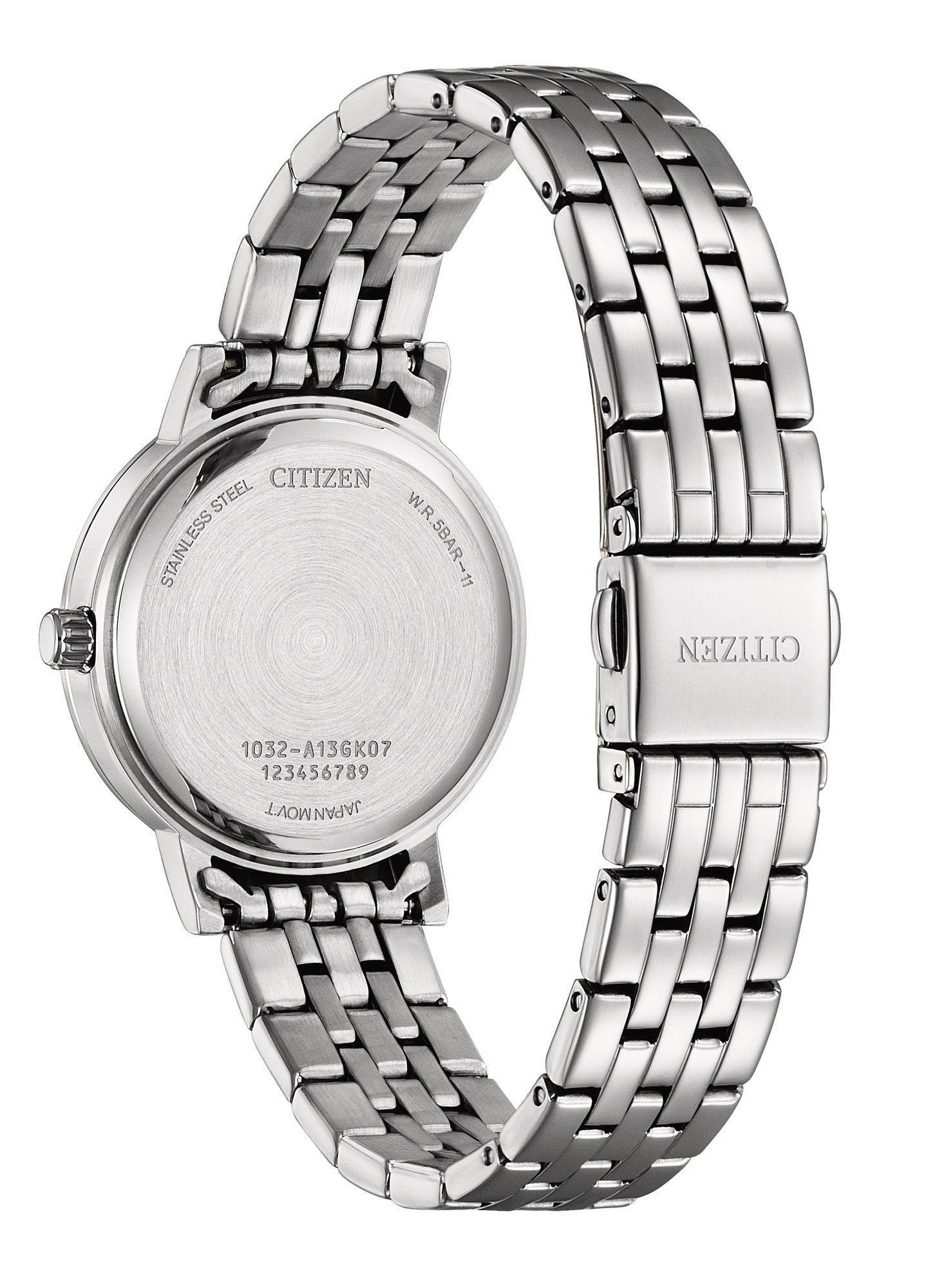 Citizen Quartz 3 hands 31.2 mm Light Blue Dial Women Watch- EL3100-55N