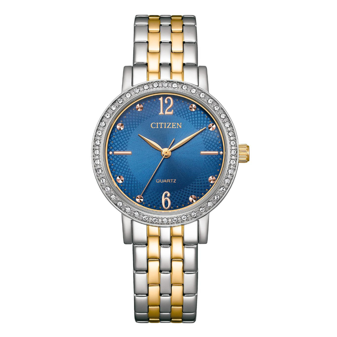Citizen Quartz Women 31.2 mm Blue Dial Watch EL3106-59L