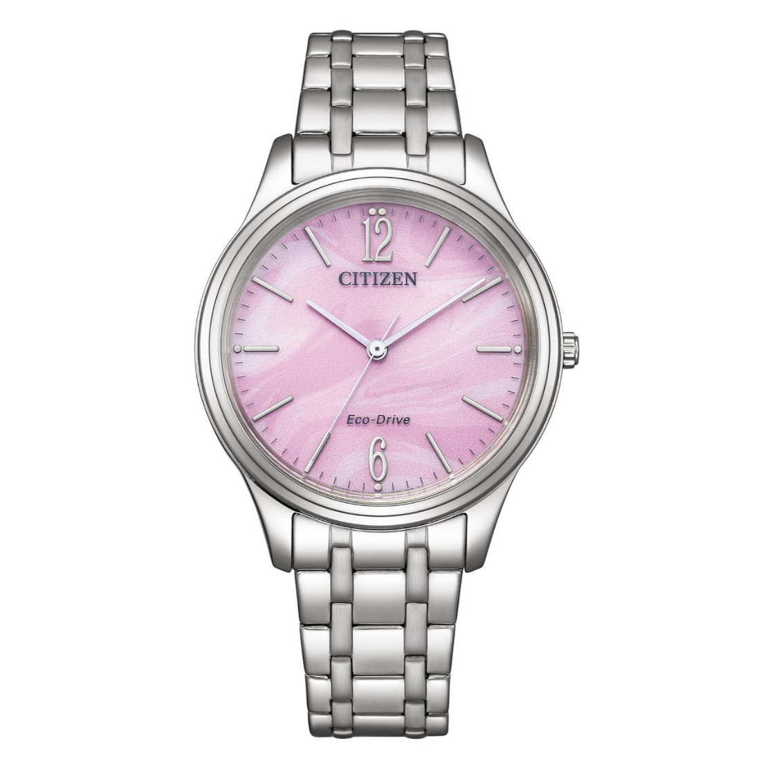 Citizen Eco-Drive Women 34 mm Rose Dial Watch EM0411-71X