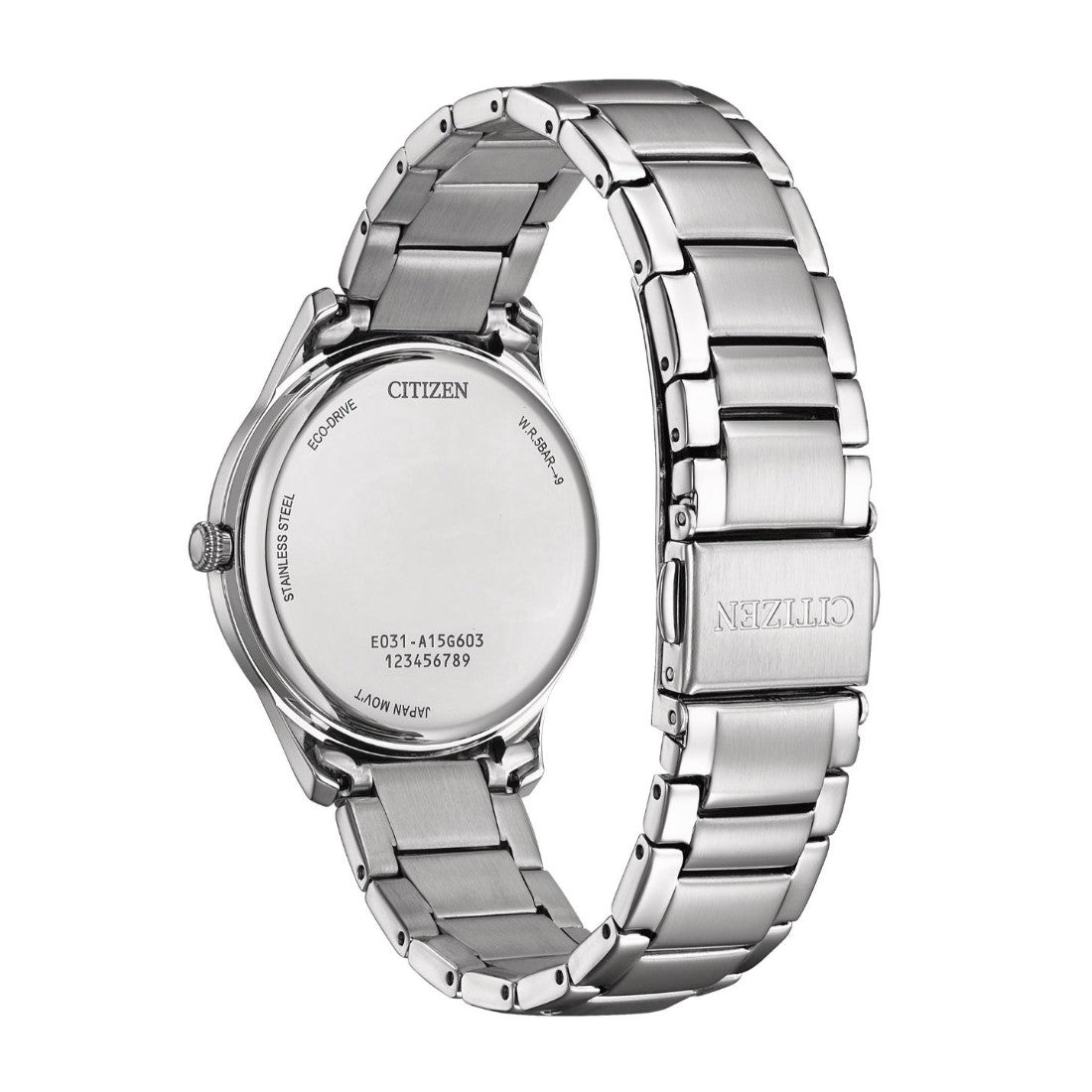Citizen Eco-Drive 34 mm Blue Dial Women Analog Watch EM1220-58Y