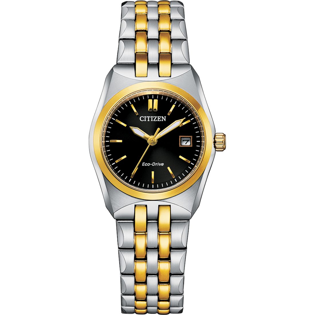 Citizen Ladies' Classic Corso Eco-Drive Watch, Stainless Steel, 3-Hand Date, Luminous Hands EW2299-50E