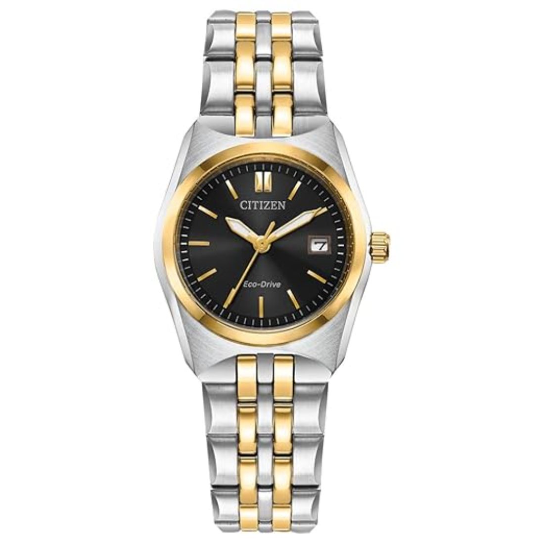 Citizen Ladies' Classic Corso Eco-Drive Watch, Stainless Steel, 3-Hand Date, Luminous Hands EW2299-50E