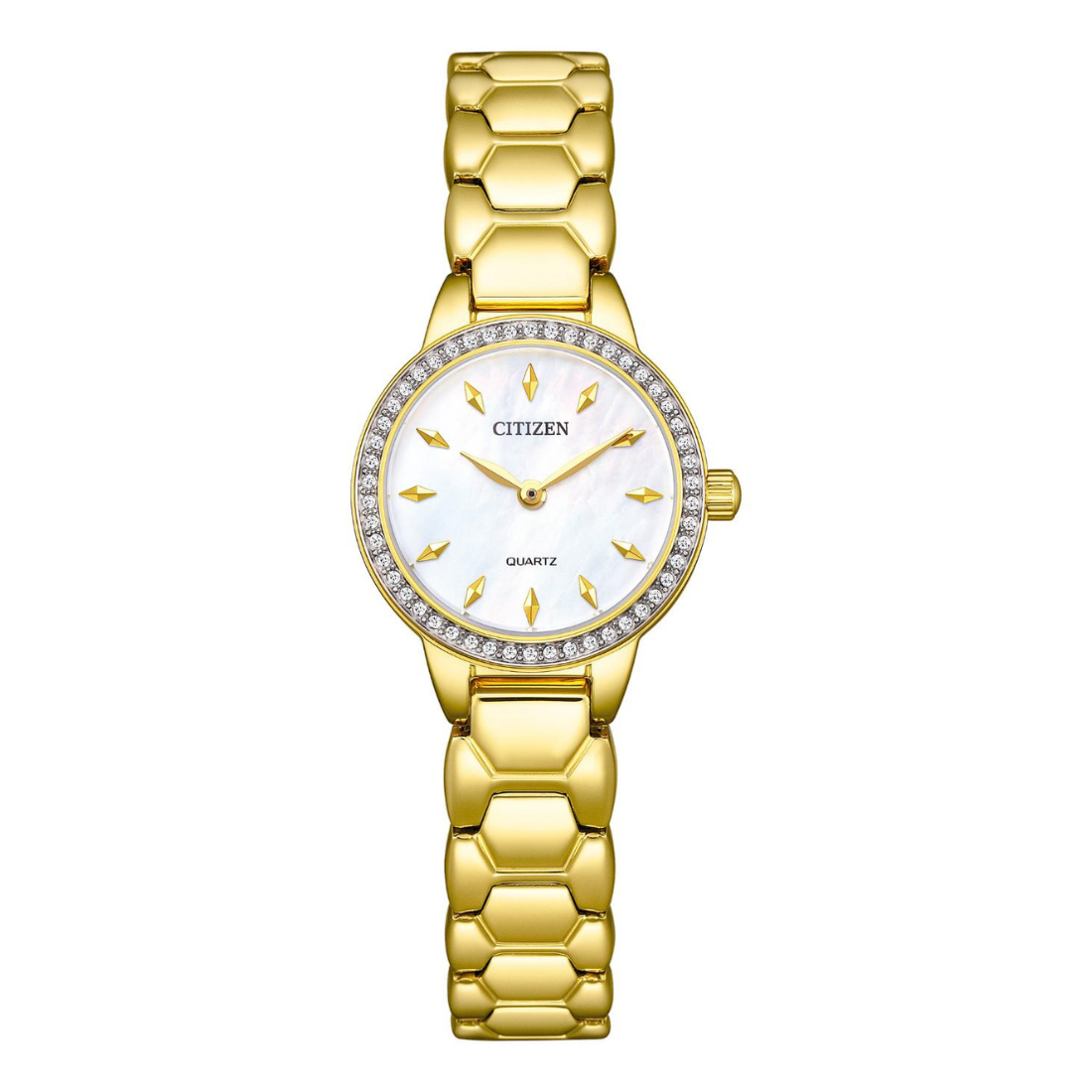 Citizen Quartz Women 24 mm White Dial Watch EZ7012-51D