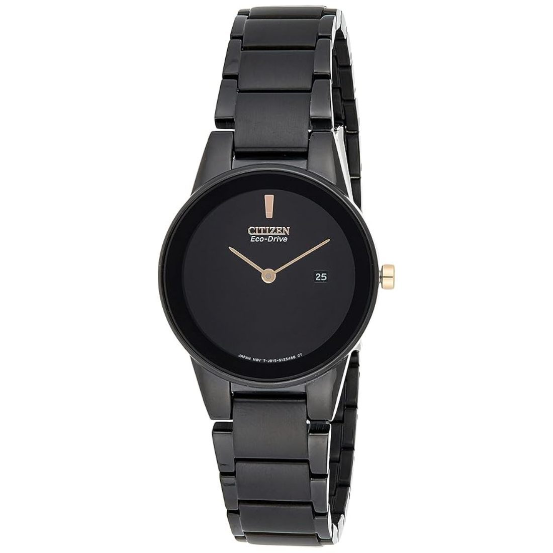 Citizen Stainless Steel Analog Black Dial Women Watch-Ga1055-57F