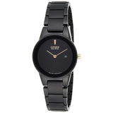 Citizen Stainless Steel Analog Black Dial Women Watch-Ga1055-57F