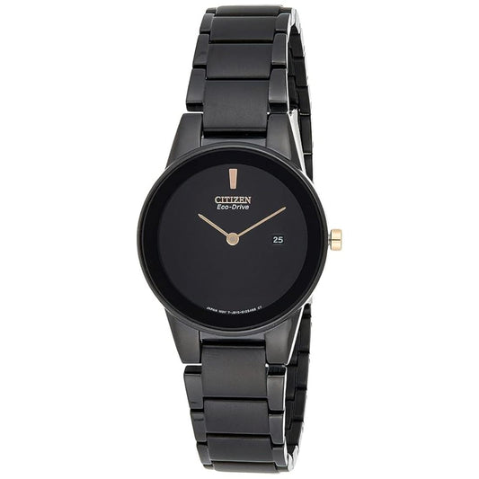 Citizen Stainless Steel Analog Black Dial Women Watch-Ga1055-57F