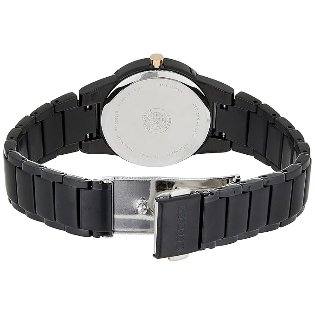 Citizen Stainless Steel Analog Black Dial Women Watch-Ga1055-57F
