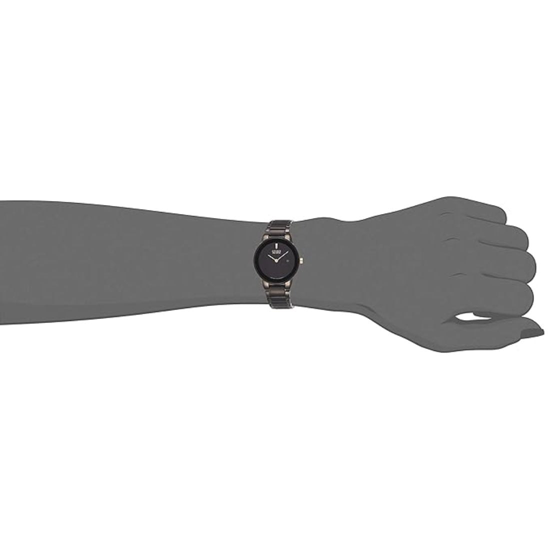 Citizen Stainless Steel Analog Black Dial Women Watch-Ga1055-57F