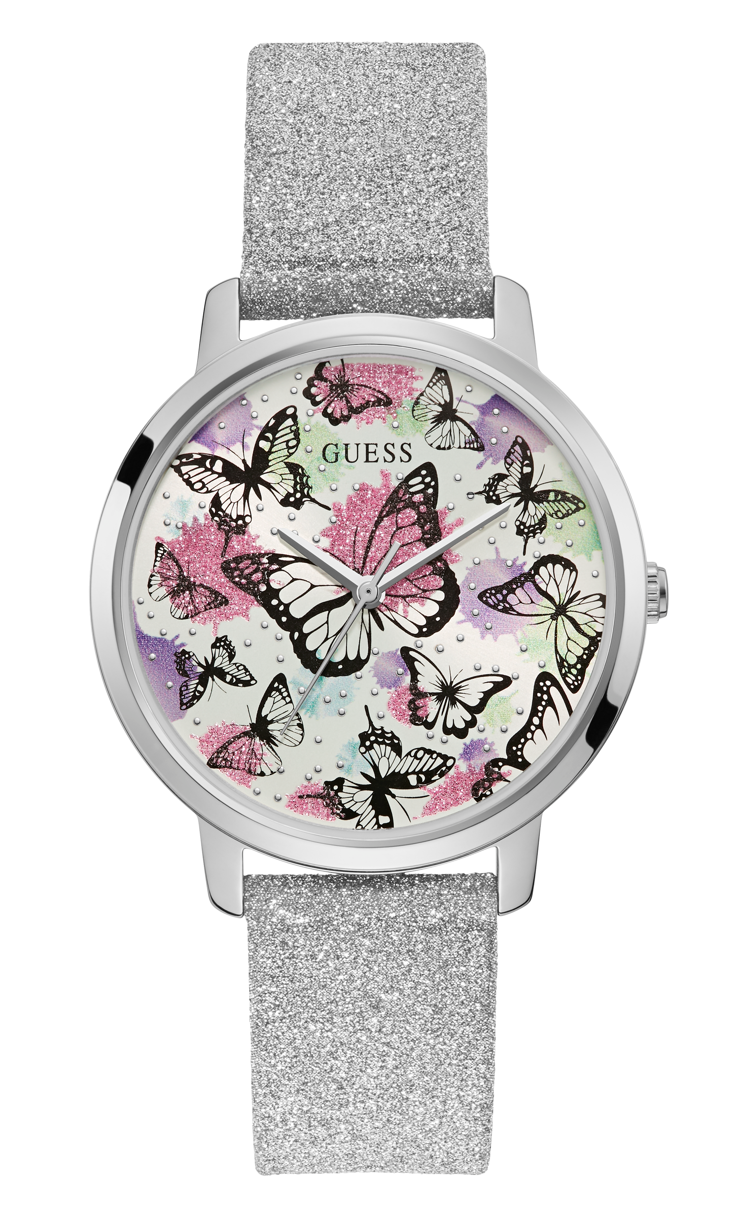 Guess 40 mm Women White Dial Analog Watch GW0008L1