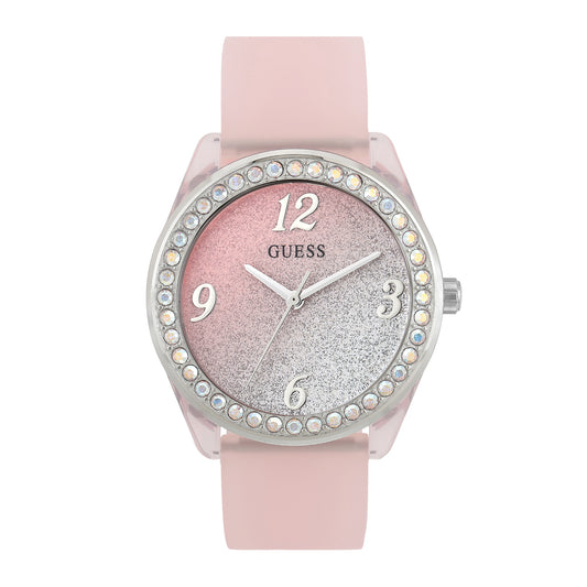 Guess Pink Dial Women Watch - GW0014L2M