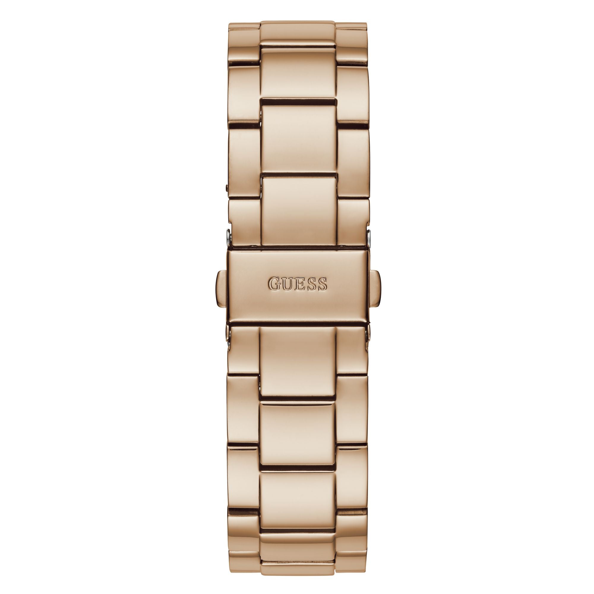 Guess 42 mm Rose Gold Dial Women Analog Watch GW0020L3M