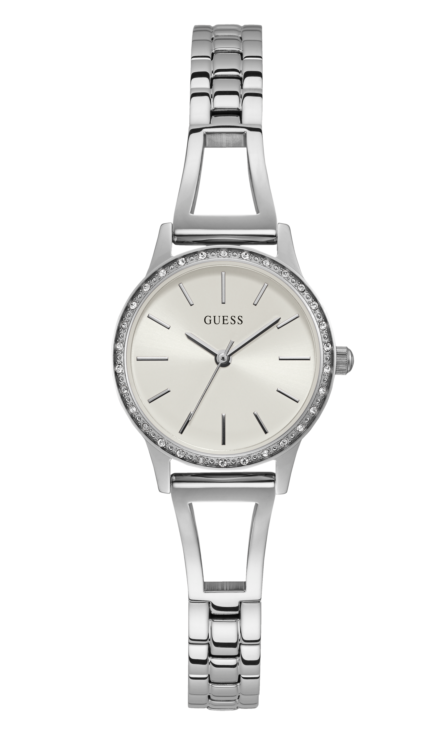 Guess Women White Dial Analog Watch - GW0025L1