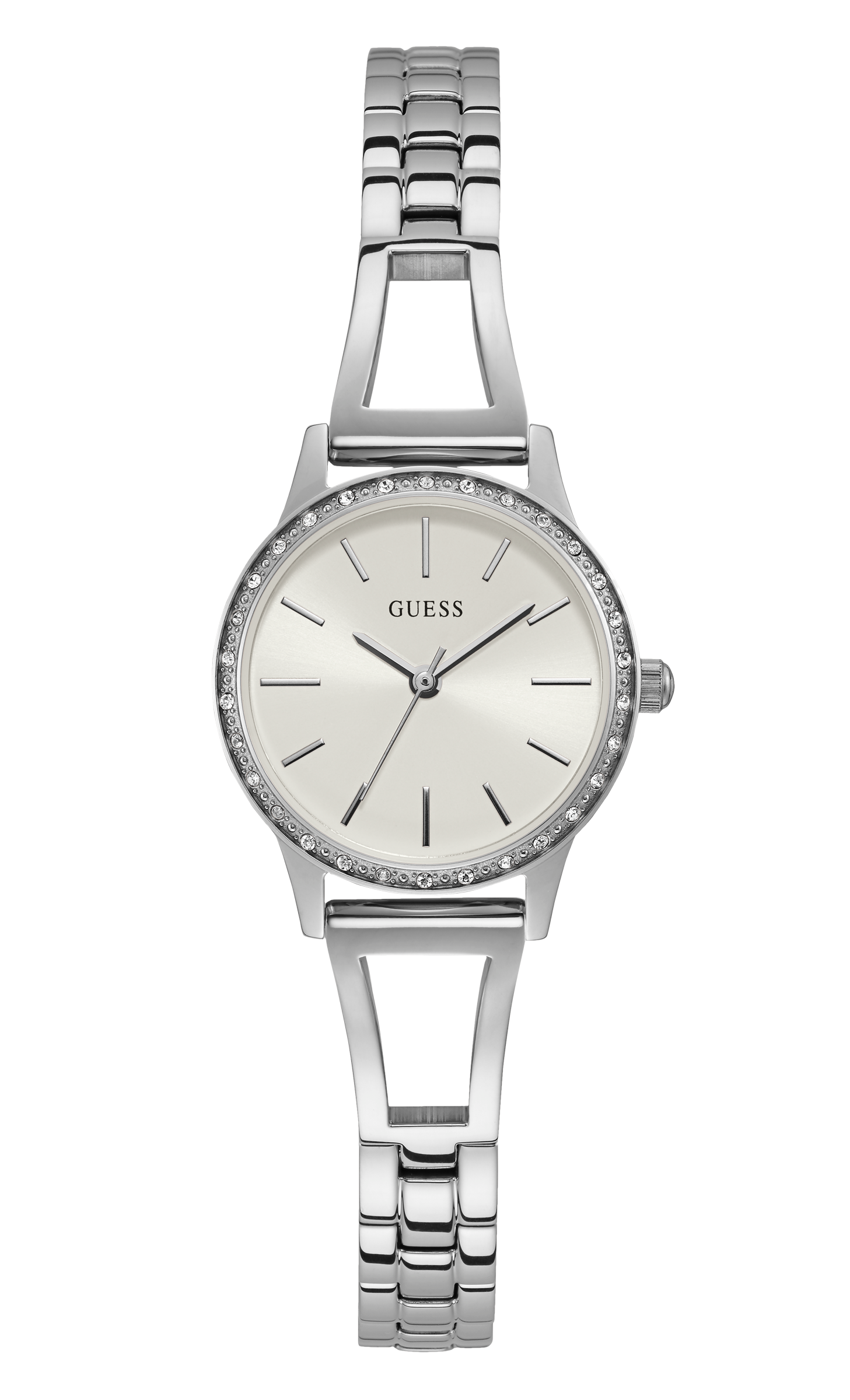 Guess 27 mm Women White Dial Analog Watch GW0025L1