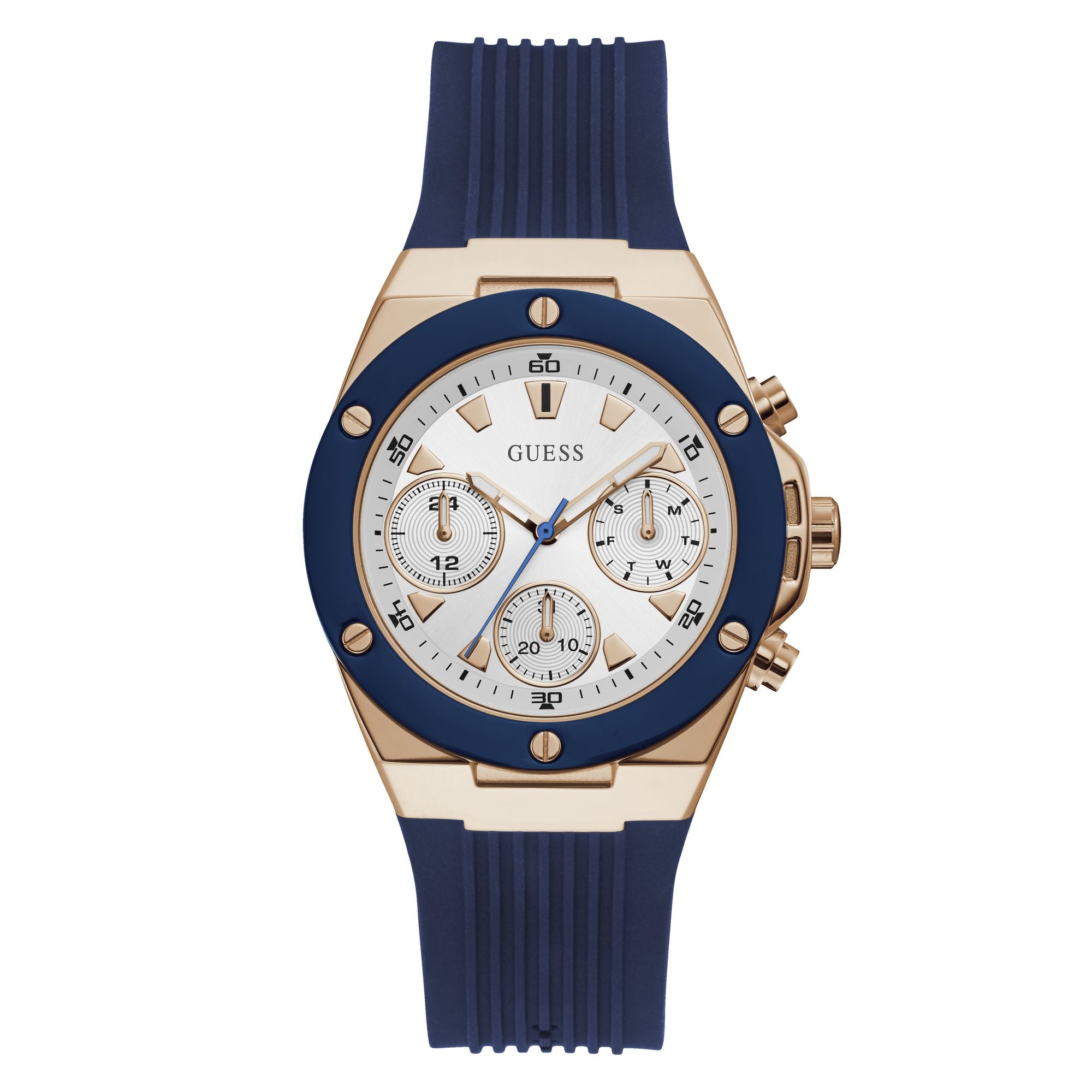 Guess Ladies White Dial Sport Watch GW0030L5